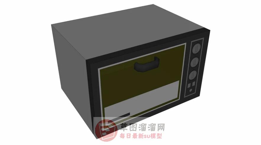 微波炉烤箱家电SU模型