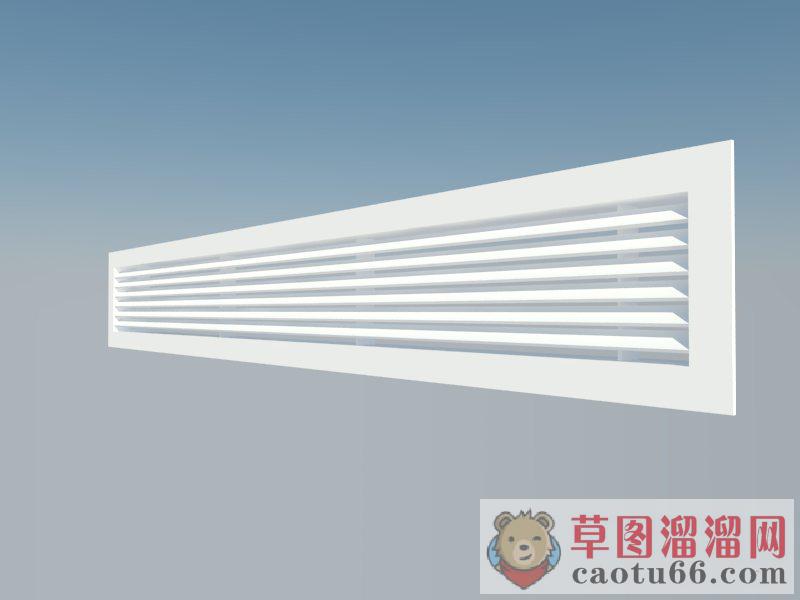 空调出风口SU模型