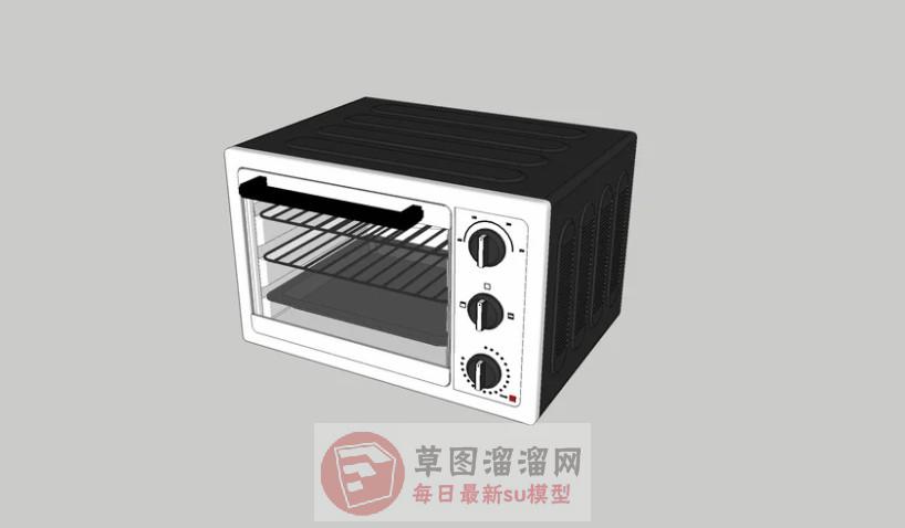 烤箱家电SU模型
