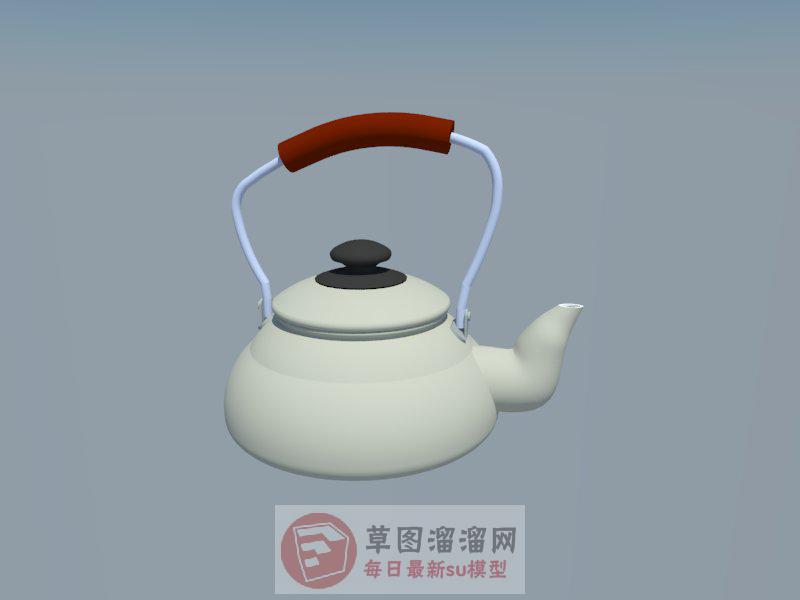 开水壶烧水壶SU模型