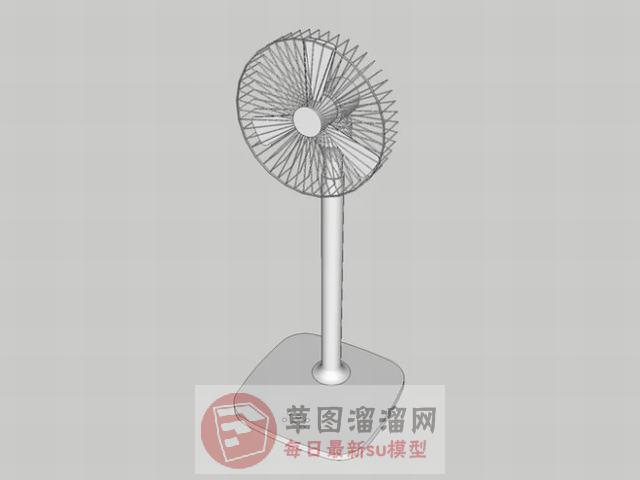落地扇风扇电扇SU模型