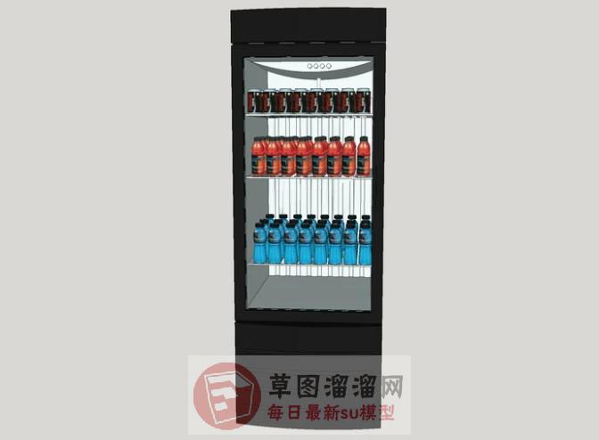 冰柜冰箱SU模型