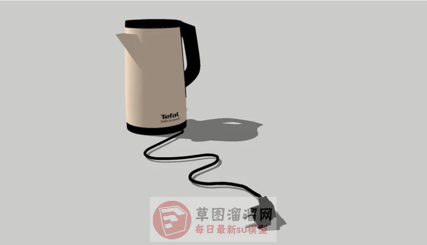 电热水壶烧水壶SU模型