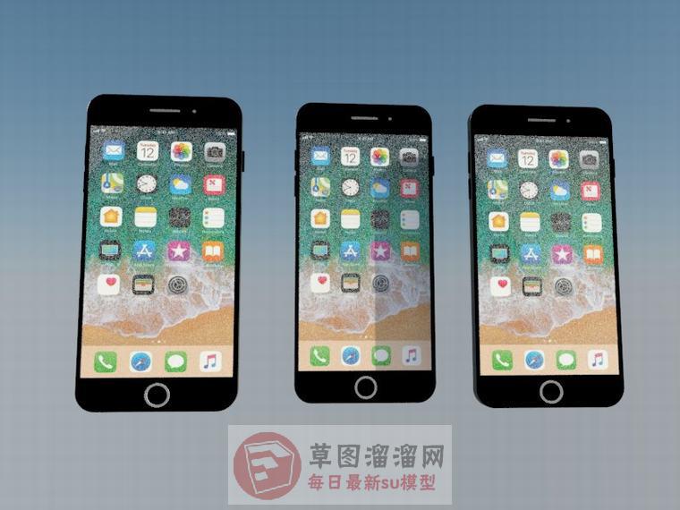 苹果手机SU模型