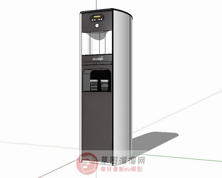 饮水机家电SU模型