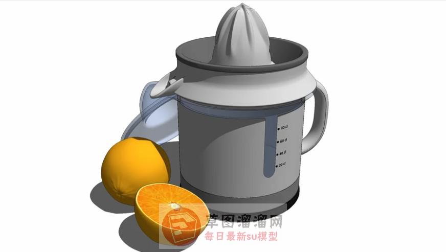打果汁机SU模型
