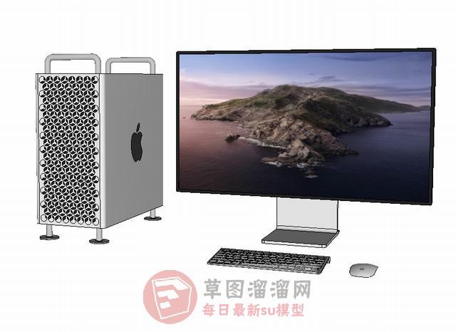 苹果电脑SU模型