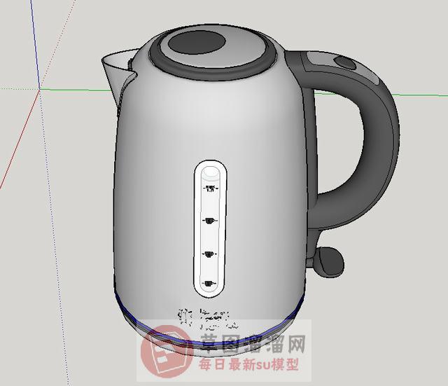电热水壶烧水壶开水壶SU模型