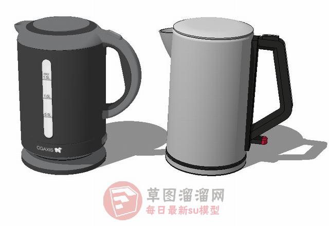 烧水壶电水壶热水壶SU模型