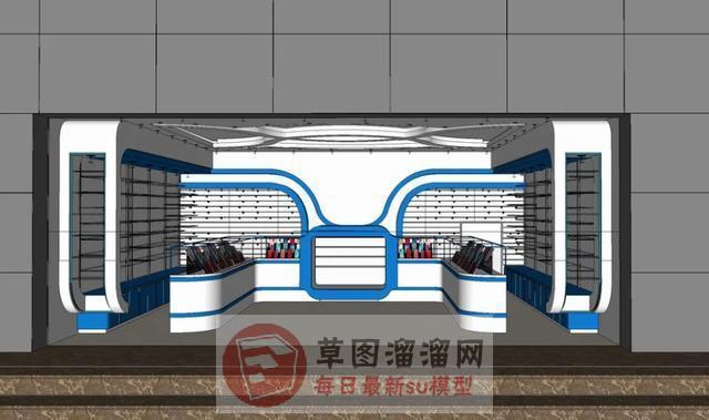 三星手机店SU模型