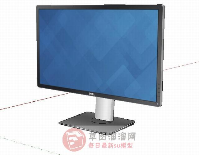 dell电脑显示器SU模型