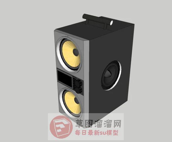 扬声器音响扩音器SU模型