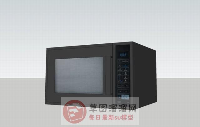微波炉烤箱家电SU模型