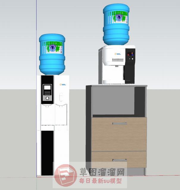 饮水机家电SU模型