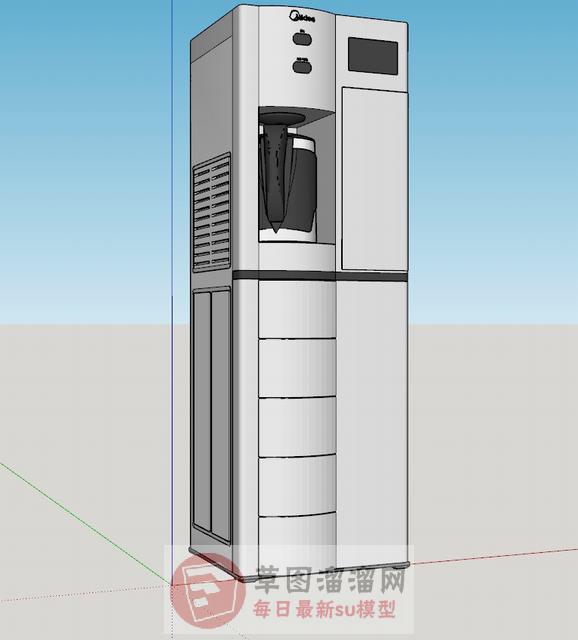 美的电器饮水机SU模型