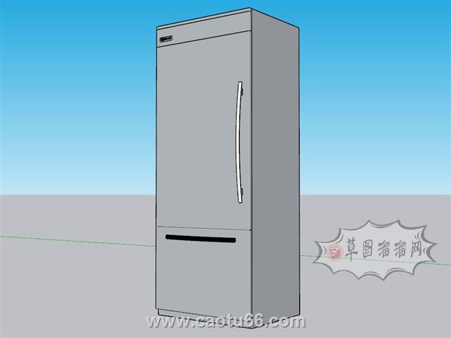 冰箱家电SU模型