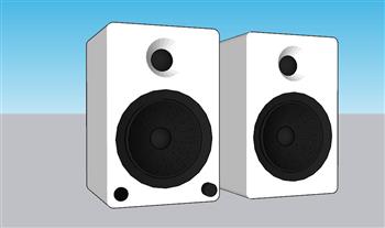 音响低音炮SU模型