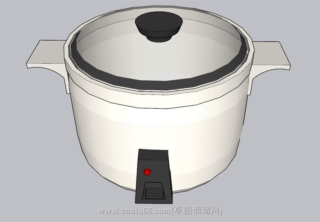 电饭锅SU模型