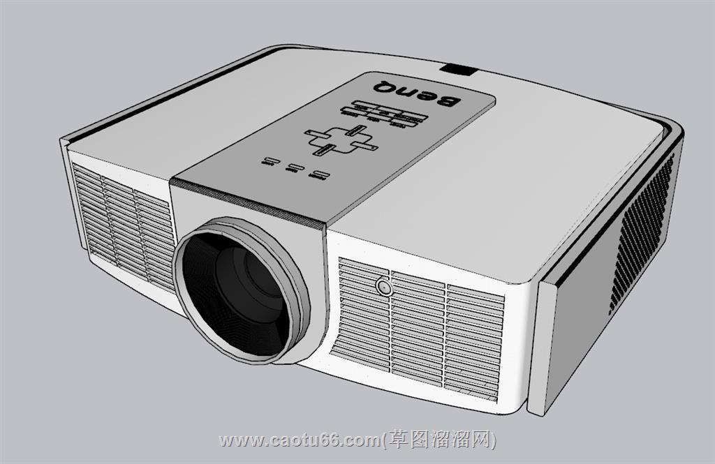 投影仪家电设备SU模型