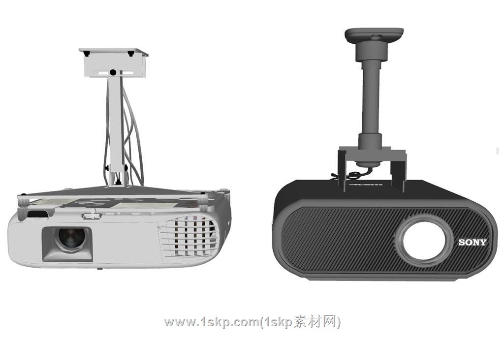 投影仪家电设备SU模型