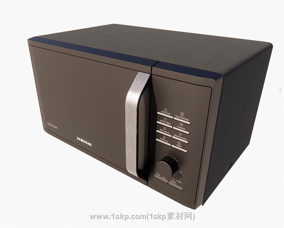 微波炉烤箱SU模型