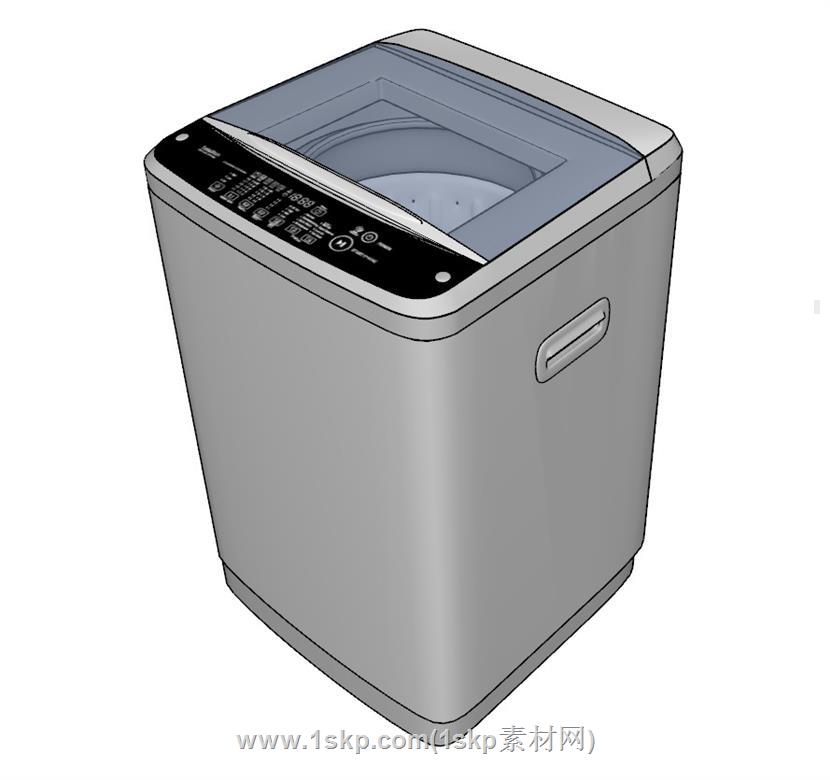 老式洗衣机SU模型