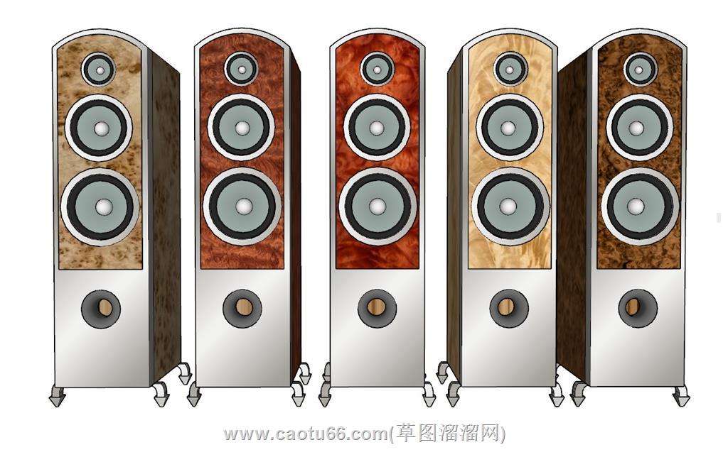 音响家电家庭影院SU模型