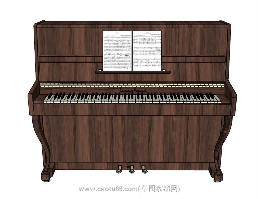 钢琴乐器SU模型
