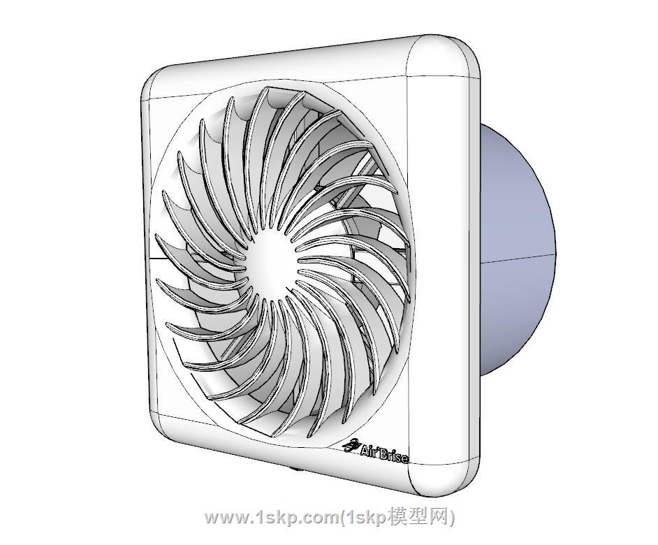 抽风机排风扇SU模型