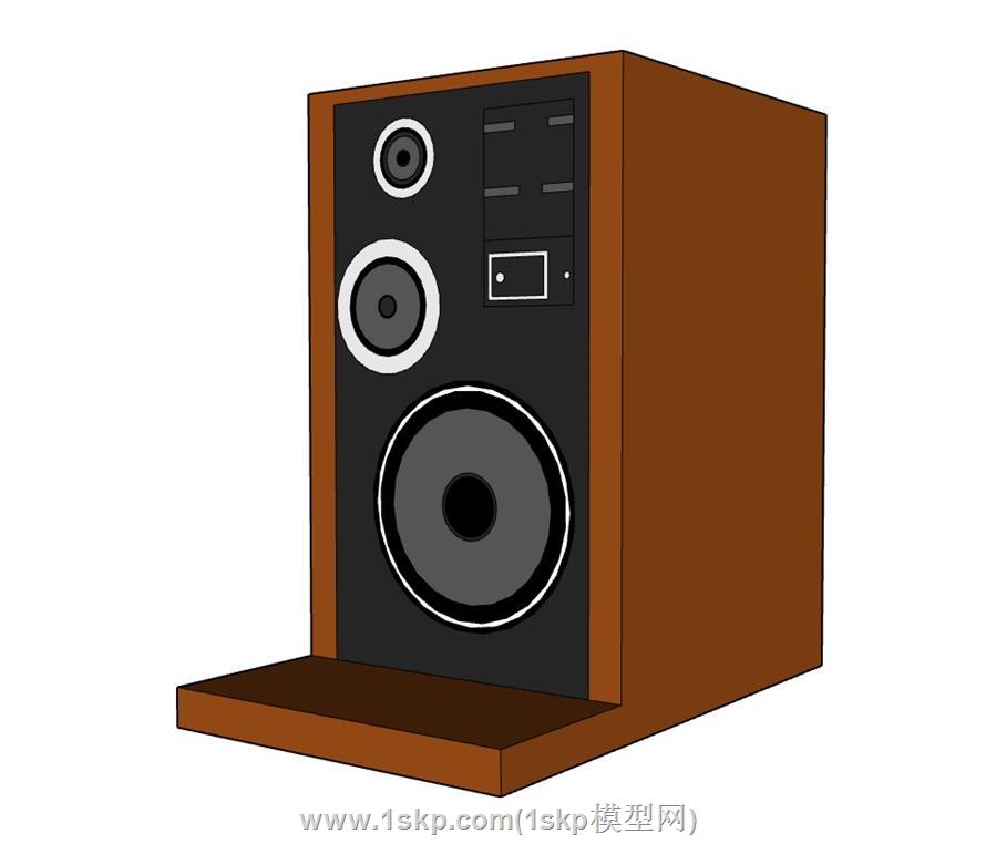 家电音响音箱SU模型