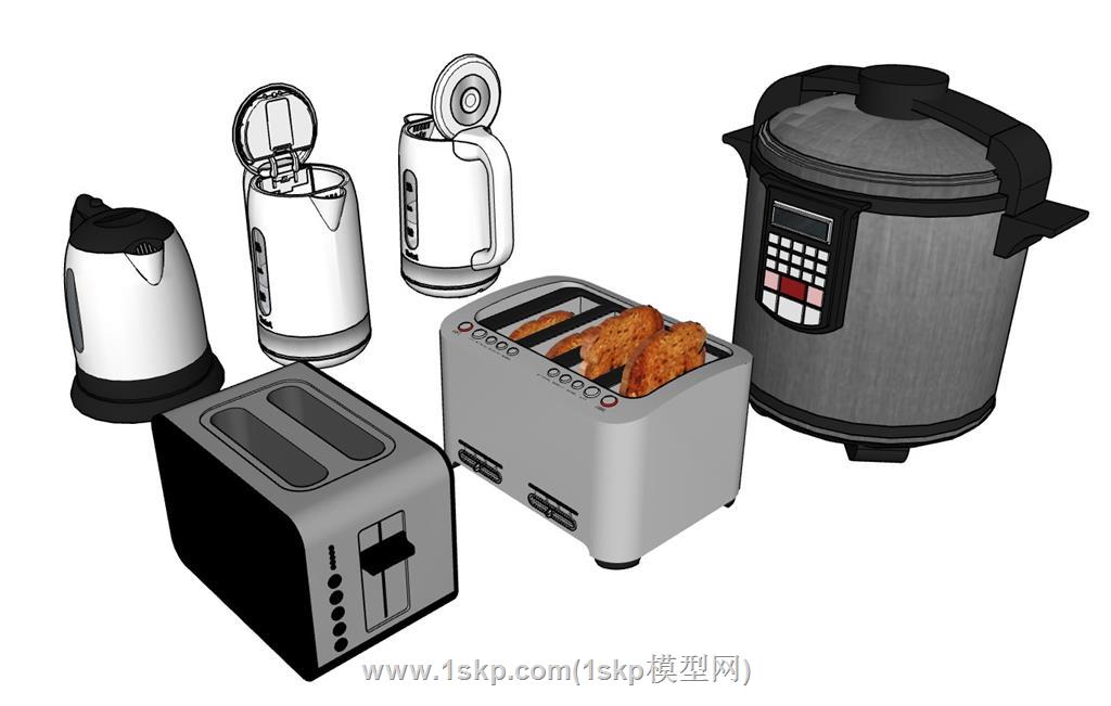 家电SU模型