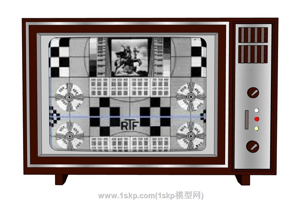 电器电视机SU模型
