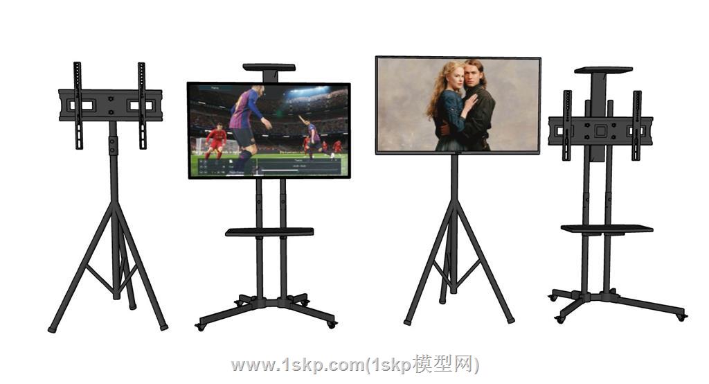 电视支架SU模型
