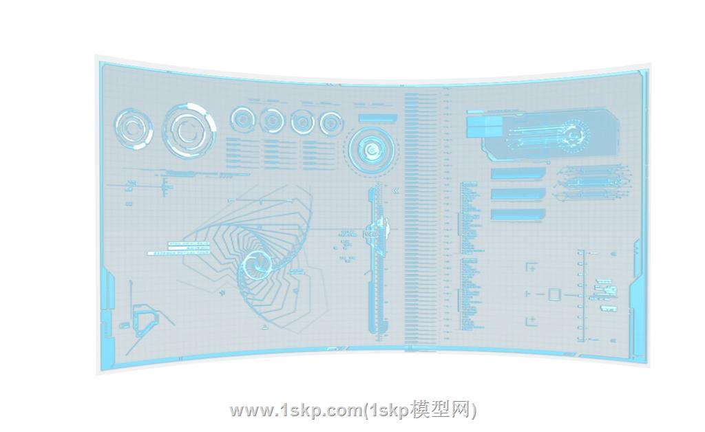 激光显示器SU模型