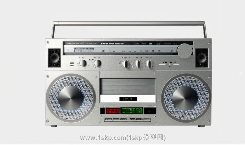 老物件录音机SU模型