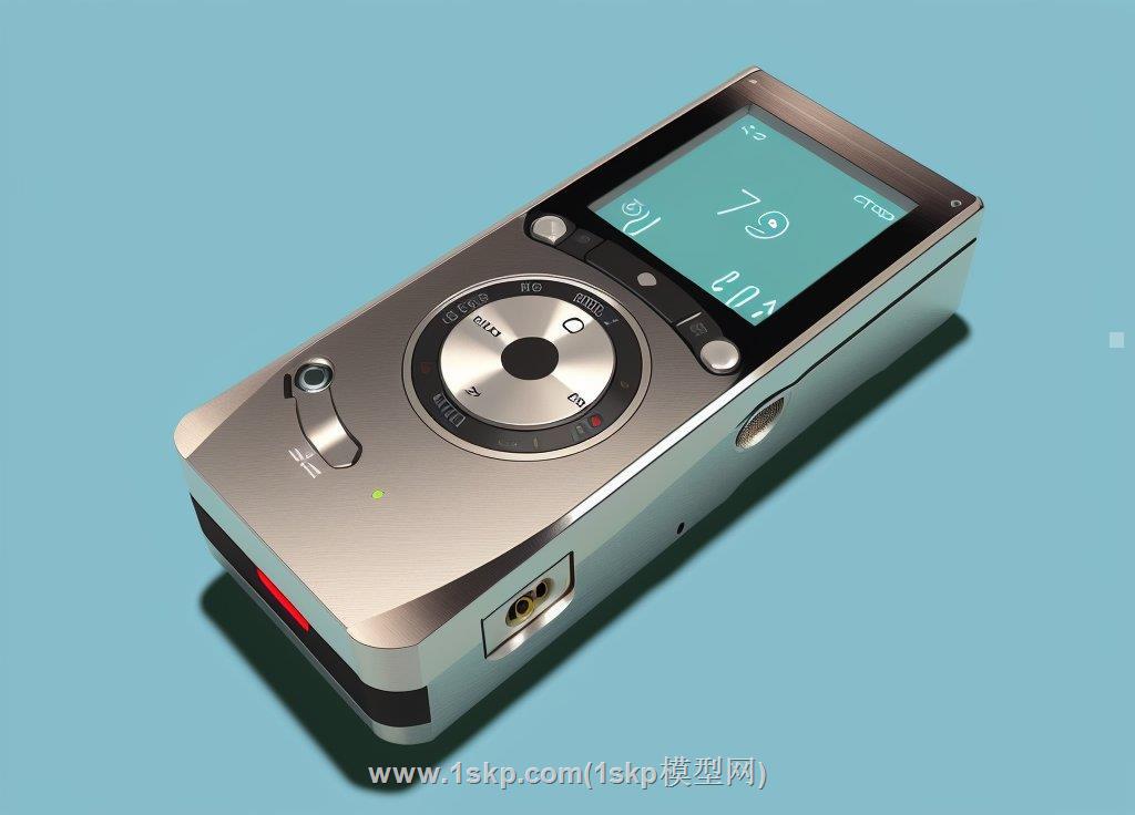现代录音机录音设备SU模型
