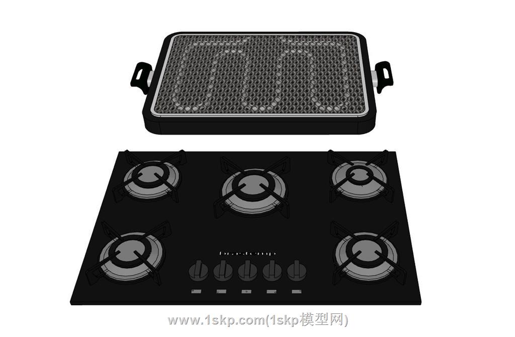 燃气灶电烧烤炉