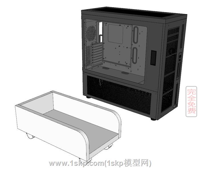 电脑主机托主机车