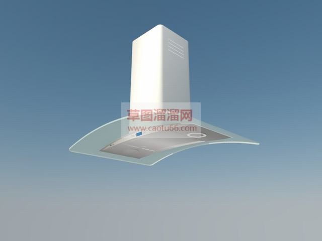 抽油烟机吸油烟机厨房单品SU模型