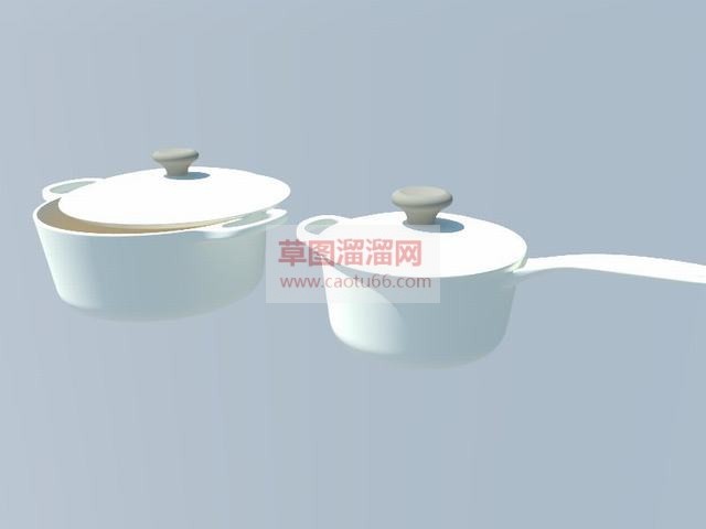 烹饪锅头厨房SU模型
