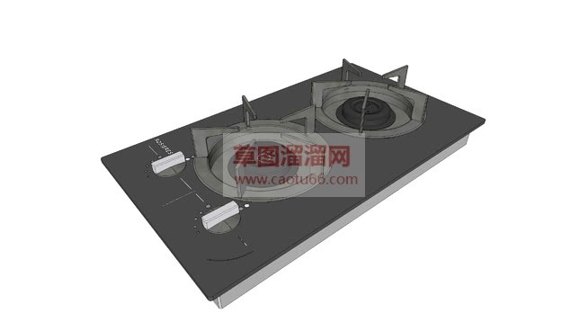 燃气灶台免费SU模型