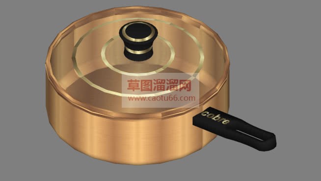 厨房汤锅锅头SU模型