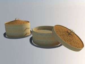 笼屉包子草图SU模型