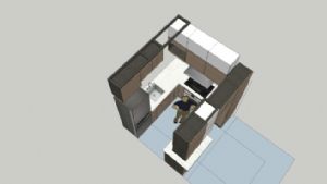 免费小空间厨SU模型