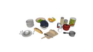 厨房用品SU模型
