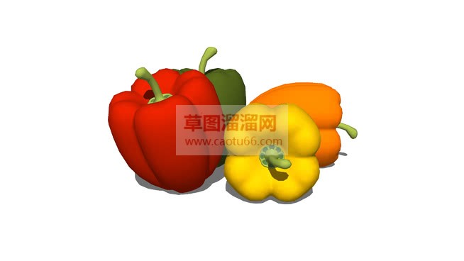 蔬菜辣椒免费SU模型