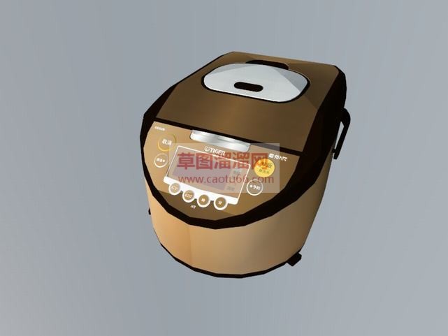电磁加热电饭SU模型