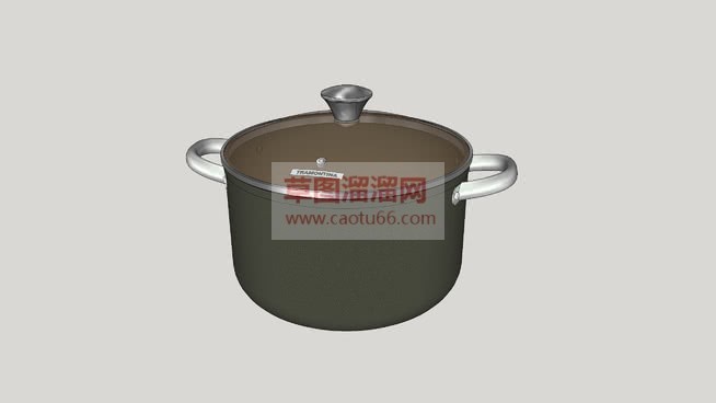 蒸锅锅头厨房SU模型