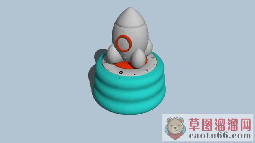 厨房火箭计时器SU模型