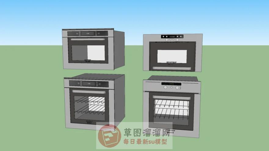 消毒碗柜SU模型